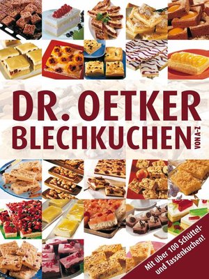 cover image of Blechkuchen von A-Z